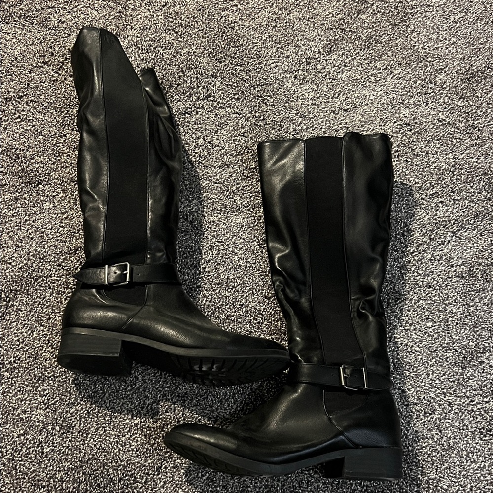 Stylish Black Knee-High Boots